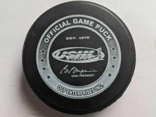 2006 USHL All Star Game puck - hosted by Sioux City - Official Game Puck/Lindsay 2