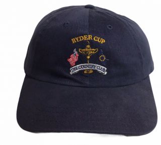 Vtg Ryder Cup The Country Club Hat 1999 Volunteer Adult Adjustable Hard To Find
