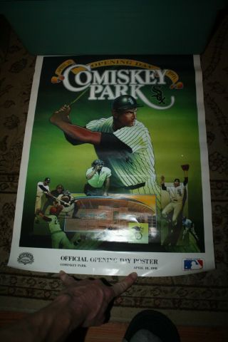 Comiskey Park 1991 Chicago White Sox Opening Day Poster