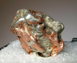 Sweet Silver & Copper Nugget: Central Mine,  Keweenaw County,  Michigan,  Usa - Nr
