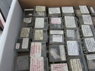 A Group of 93 Micro Minerals,  Rocks,  Crystals,  Sample Display Specimens 2
