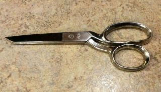 Vintage Hot Drop Forged Steel Scissors 7 " Made In Italy