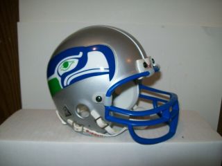Nfl Seattle Seahawks Riddell Football Mini Helmet - Size 3 5/8
