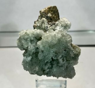 Pale Green Fluorite Crystal Plate: Sunnyside Mine,  Silverton,  Colorado Usa