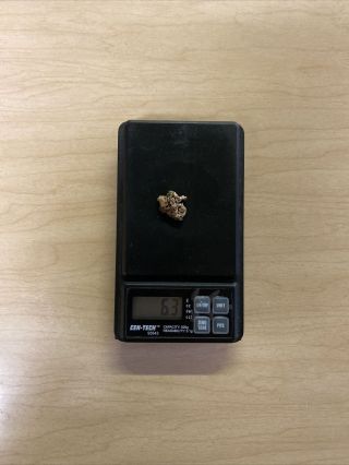 6.  3 Grams Gold Nugget