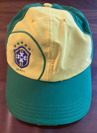 Brasil Cbf Soccer Football Nike Dri - Fit Adult Hat Cap - Size M