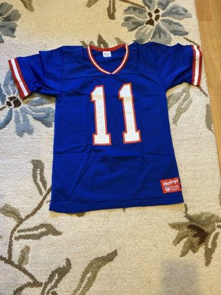 Vintage Phil Simms 11 York Ny Giants 1980s Rawlings Throwback Jersey Small S