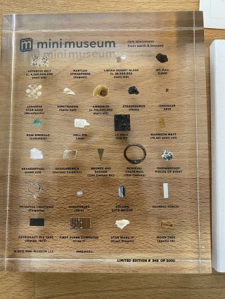 Mini Museum 2 2nd Edition Kickstarter - Large 26 Specimens Hans Fex 948/5000 4