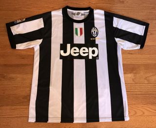 Juventus Jeep Jersey Shirt Xl Jeep Italy Italia Stripe 30 Sul Campo Serie A Tim