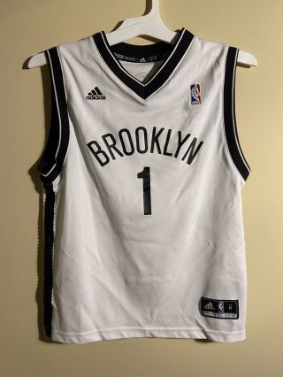 Adidas D’ Angelo Russell Brooklyn Nets Throwback Limited Edition Jersey Youth M