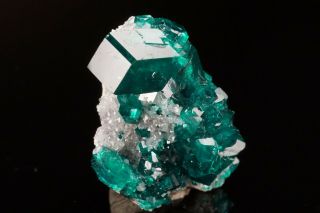 Classic Dioptase With Dolomite Crystal Tsumeb,  Namibia