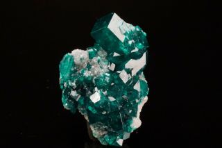 CLASSIC Dioptase with Dolomite Crystal TSUMEB,  NAMIBIA 3