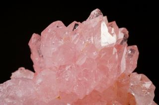 AESTHETIC Rose Quartz Crystal Cluster TAQUARAL,  BRAZIL 4