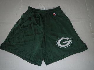 Vtg Champion Green Bay Packers Nfl Shorts Men’s Medium Waist 32 - 34 Rare