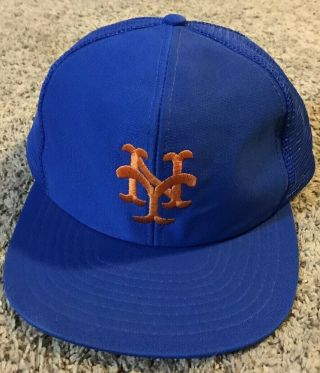 Vintage 1980’s York Mets Mesh Trucker Hat