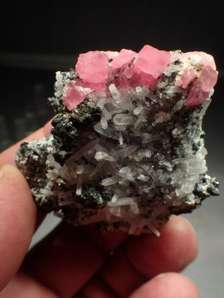 Rhodochrosite Quartz Sulfides Sweet Home Mine Colorado