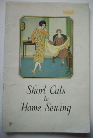 How 2 use attachments 1920 ' s Singer Sewing Machine Short Cuts to Home sewing 2