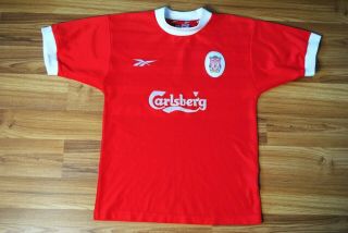 Size Youth Liverpool Home Football Shirt 1998 - 1999 - 2000 Jersey Vintage Reebok