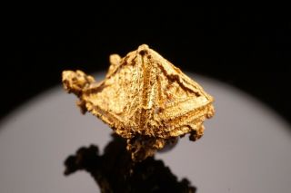 Octahedral Native Gold Crystal SOUTH WALES,  AUSTRALIA - Ex.  Halpern 2