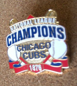 1876 Chicago Cubs Nl National League Champions Pin Willabee & Ward W&w