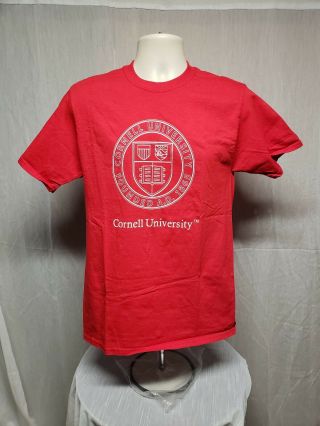 Cornell University 04 Founded Ad 1865 Adult Medium Red Tshirt