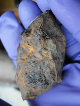 Brenham pallasite meteorite 101 gm nugget / fragment.  $1 per gram,  buy it now. 3