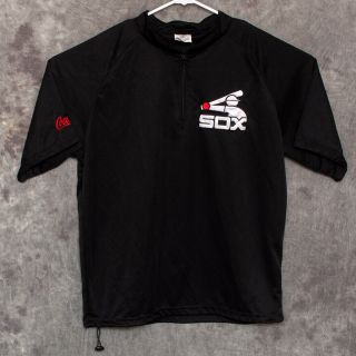 Chicago White Sox Coca - Cola Mens Embroidered Pullover Shirt Size Xl Apc Black