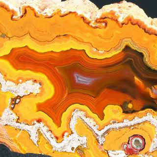 Top Vein AGATE from Agouim area,  High Atlas Mountains,  Morocco seam achat 2