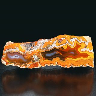 Top Vein AGATE from Agouim area,  High Atlas Mountains,  Morocco seam achat 3