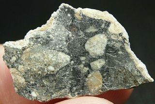 Meteorite Nwa 11273 Achondrite Lunar Feldspathic Breccia - 11273 - 0027 - 1.  09g