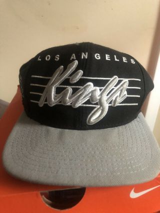 Vintage Los Angeles Kings Nhl Era Hockey Snapback Hat Embroidered Ball Cap