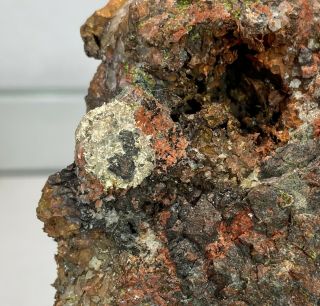 Large Native Silver On Copper Specimen: C Shaft,  Mass Mine,  Mass City,  Michigan