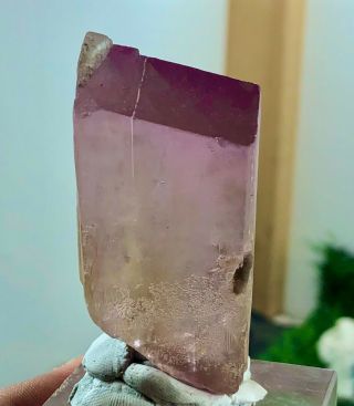 118.  78 G Full Terminated Kunzite Crystal From Afghanistan