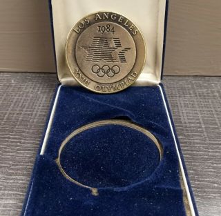 1984 Los Angeles Xxiii Olympiad Citius Altius Fortius Bronze Medal W/case