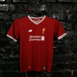 Liverpool Jersey Home Football Shirt 2017 - 2018 Balance Trikot Size 6 - 7 Yrs