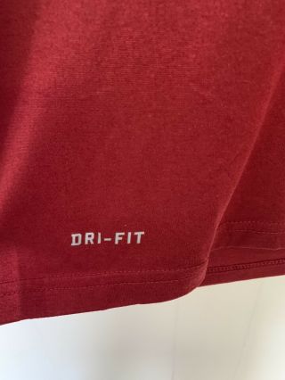 Nike Dri - Fit Alabama Crimson Tide Football BCS 2012 Short Sleeve Shirt XXL RED 2