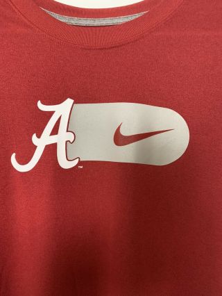 Nike Dri - Fit Alabama Crimson Tide Football BCS 2012 Short Sleeve Shirt XXL RED 3