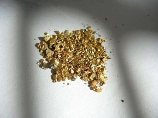 Alaska Placer Gold Fines And Small Nuggets 1.  54 Grams17 To 22 K