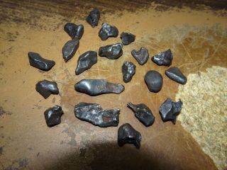 Of 20 Tiny Sikhote Alin Iron Meteorites ; 110 Gms Russia;