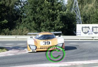 Racing 35mm Slide F1 Elgh / Dickens - Dome Rc83 1984 Le Mans 24 Hours