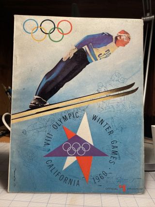 Olympic Winter Games 1960 Official Program Squaw Valley California Viii