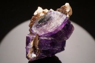 Classic Purple Fluorapatite Crystal Pulsifer Quarry,  Maine - Ex.  Robertson