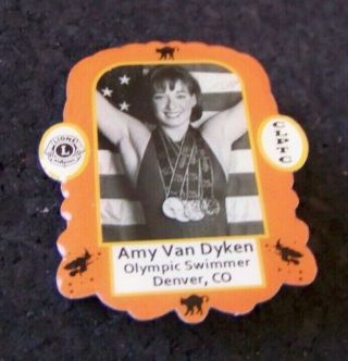 Denver Colorado Amy Van Dyken Lions Club Olympic Swimmer Photo Pin C38674