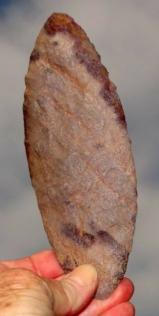 Museum Piece Thin Neolithic Biface Quartzite Dagger - Ténéré - Niger