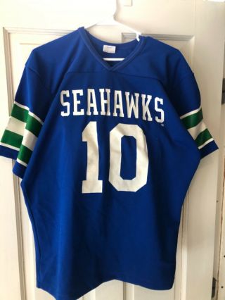 Vintage Rawlings Seattle Seahawks Men’s Size Large Jersey