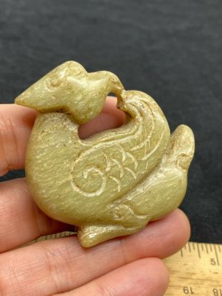 Lovely Carved Unknown Stone Bird - 56.  2 Grams - Estate Find 3