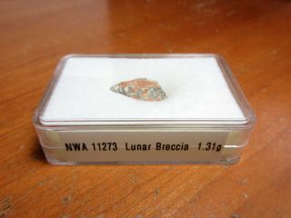 NWA 11273 1.  31g Lunar Feldspathic Breccia Moon Rock Fragment 3