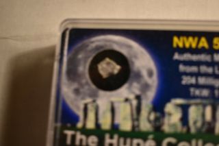 Nwa 5000 Lunar Meteorite Piece.  204 Grams In Plastic Display Case