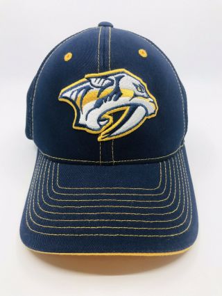 Nashville Predators Nhl Old Time Hockey Fitted Ball Cap Trucker Hat Fitted Osfa