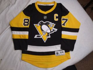 Nhl Official Sidney Crosby Pittsburgh Penguins Jersey Youth Small/medium